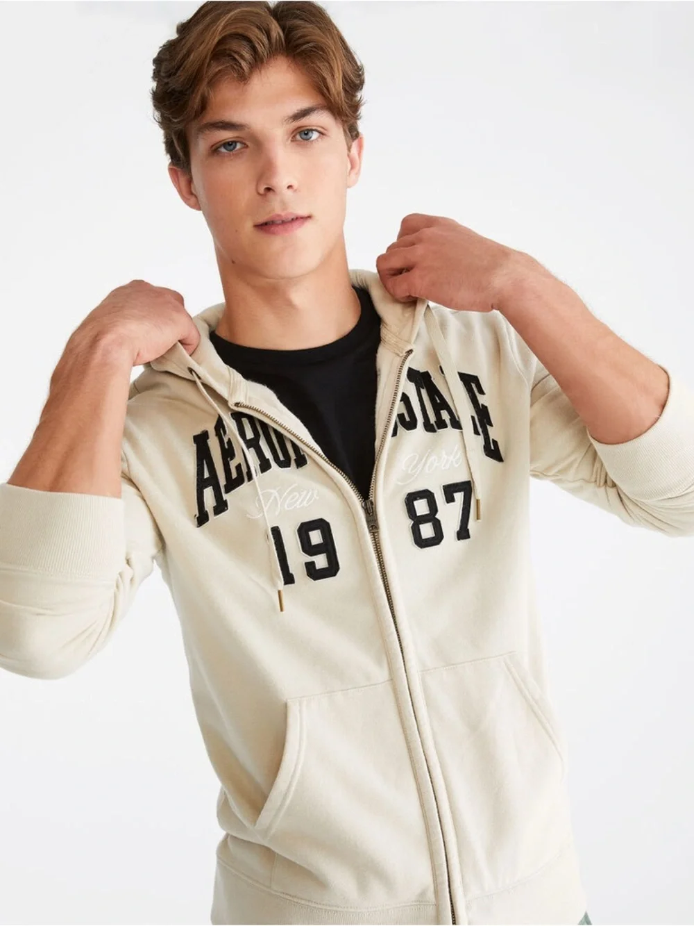 Aeropostale 1987 Heritage Full-Zip Hoodie